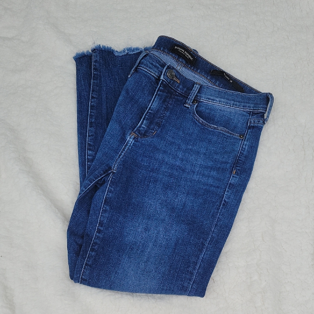 Banana Republic Dark Blue Ankle Jeans
